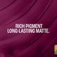 Lakme Forever Matte Lipstick, Made With French Rose Oil Extracts, Purple Diamond, 4.5 gm - Lipsticks