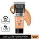FACES CANADA 3in1 All Day Hydra Matte Foundation + Moisturizer + SPF 30 Golden Beige 032 15 ml - Foundation