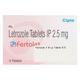 Fertolet 2.5mg Tablet 5'S - Cancer Oncology-Hor