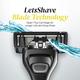 LetsShave Pro 6 Advanced Razor Blades - Men 12's - Razors & Cartridges