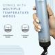 Winston 5 in 1 Hair Blow Brush Multi Styler with Auto Wrap Curler, Blow Brush, Straightening Brush, Dryer, and Curl Enhancer Suitable for All Hair Types- ICE BLUE 1s 1's - Hair Dryers