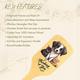 Allure Personalised Paddle Hair Brush Dog Family Print 1's - Hair Brushes