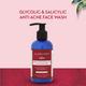 Glamveda Men Glycolic Acid and Salicylic Acid Anti Acne Face Wash 200 ml - Face Washes