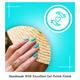 Nails On Board Handmade Press On Gel Nails- Pastle Aqua Blue Small 50 gm - Nail Care