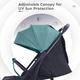 R for Rabbit Pocket Air Stroller Stroller - Green Black 1's - Baby Safety