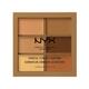 Nyx Professional Makeup Conceal, Correct, Contour Palette - 3 CP03 Deep,Profond 9 gm - Contour
