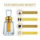 Ajmal Oudh Mukhallat Concentrated Perfume Oil Oriental Oudhy Alcohol For Unisex And Mukhallat Al Wafa Concentrated Perfume Oil Oriental Musky Alcohol For Unisex 18 ml - Perfumes (Edt/Edp)