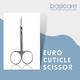 Basicare Euro Cuticle Scissor 1's - Manicure & Pedicure Kits