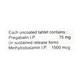 PREGABA M SR 75mg Tablet 15's - Neuropathic Pain-Dru