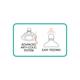 Buddsbuddy RIO Stainless Steel Regular Neck Feeding Bottle - Green 300 ml - Feeding & Nursing