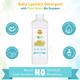 Tiffy & Toffee Baby Laundry Detergent 1 Litre (Buy 1 Get 1 Wipes Free) - Baby Detergents