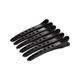 Vega Professional Carbon Section Clips for Sectioning, Styling, Coloring and Makeup - (VPHSC-01) 6's - Hair Clips/Bands