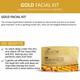 OxyGlow Herbals New Gold Facial Kit Enriched With Argan Oil 50 g - Facial Kits