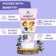 HealthBest Kidbest Face Wash - Blueberry Aloe Vera (3-13yrs) 100 ml - Baby Skin Care