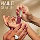 Lakme 9To5 Powerplay Insta-Manicure Nail Enamel Sangria Sunset 6 ml - Nail Polish