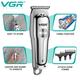 VGR V071 Body Groomer 120 min Runtime 4 Length Settings Silver 1s 1's - Hair Removal Accessories