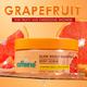 mCaffeine Glow Boost Grapefruit Body Scrub - Tan Removal, AHAs Lactic and Glycolic Acid, Vit C Rich 175 gm - Scrubs & Exfoliants