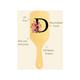 Allure Personalised Paddle Hair Brush Letter D 1's - Hair Brushes