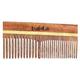 Babila Sparkle Comb-HMS-01 (Natural wood finish) 1's (N) - Hair Combs