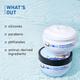 Plum Coconut & Peptides Strength & Shine Hair Mask I Coconut Oil, Pea Peptide I For All Hair Types 200gm - Hair Masks & Packs