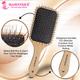 Majestique Premium Wooden Metal Pin Brush, Eco Friendly Wooden Hair Brush with Metal Pin Bristles 1's - Hair Brushes