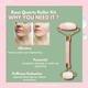 House of Beauty Rose Quartz Roller Kit For Toning, Tightening, Depuffing Face & Undereyes (3Pcs) 1's - Face Oils