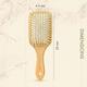 Allure Bamboo Paddle Hair White brush 1's - Hair Brushes