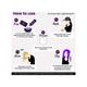 2.Oh! Semi Permanent Hair Color + Lightning Kit - Violet Combo 1's - Hair Creams