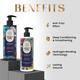 Wildly Pure Volume Boost Shampoo and Conditioner Combo Plant Keratin Pro Vitamin B5 and E Toxin 20 200Ml + 300Ml 1's - Dry Shampoos & Conditioners