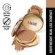 Lakme 9to5 Unreal Dual Cover Pressed Powder, 2 In 1 Compact + Foundation, 34 Almond, 9 gm - Compact Powder