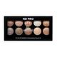 Half N Half HD Pro 10 Colour Baked Eyeshadow Palette, Multicolour - 01 18 gm - Eye Shadow Palettes