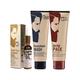 Qraa Men Gold Face And Beard Oil 30ml + Face and Beard Wash 100gm + De-Tan Pack For Men 1's - Face Washes