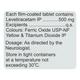 Epictal 500mg Tablet 10'S - Epilepsy/Convulsion-Ant