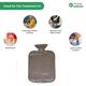 Sahyog Wellness Silicon Hot and Cold Water Bottle/Bag - Brown 1's - Hot Water Bags