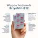 BriyoMin B12 BioActive Capsules 30's - Multi-Vitamins