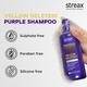 Streax Professional Yellow Deleted! Purple Shampoo 300 ml - Shampoos