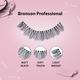 Bronson Professional 3d effect False eyelashes 230 1's - Eyelashes