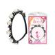 Majestique Stylish Braided Double Layer Twist Plait Plastic Headband with Elegant Flower 1's - Hair Clips/Bands