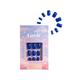 Gush Beauty Nailed It Reusable Luxury Press On Nails With Application Kit Royal Blue - Medium Almond 1's - Nail Art
