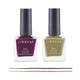 Colorsoul Bliss Vegan Nail Enamel, Iris Tint, Pale Gold, B10, B18 (Pack of 2 x 8 ml) 1's - Nail Polish