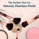 Gubb Ready To Shine Makeup Brushes Set Of 4 (Blush, Powder, Foundation & Eyeshadow) 1's - Face Brush