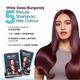 Bblunt Wine Deep Burgundy 5 Minute Shampoo Hair Colour for 100 Percent Grey Coverage 20ml x 5 1's - Sachet/Shampoo