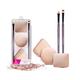 Majestique Makeup Sponge And Brush Set 5 - Sponges With Lip And Eyeshadow Brushes 1's - Sponges & Applicators