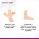 Flamingo Ankle Binder - Black & Turqoise blue (OC -2005) (XL) - Knee/Ankle/Leg/Foot Supports