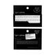 PAC Flare Lash Natural Cluster Lashes with Short, Long, Thick Strands for Versatile Looks (FL1) - Eyelashes