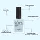 SERY Colorflirt Nail Paint -Bobby Blue 10 ml - Nail Polish