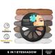 Faces Canada 6 In 1 Eyeshadow Palette Olive Butter & Macadamia Oil - Smokey Diva 03, 6gm - Eye Shadow Palettes