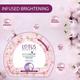 Lotus Herbals Whiteglow Infused Brighteing Serum Mask 20 Gm - Sheet Masks