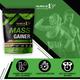 MuscleXP Mass Gainer - Double Chocolate (Pack of 2 x 1 kg) - Weight Gain