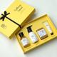 Brillare Saffron Swirl Gift Box - Saffron Body Wash, Saffron Body Scrub, Saffron Face Wash, Saffron Face Scrub 900gm 1's - Bath Kits & Sets